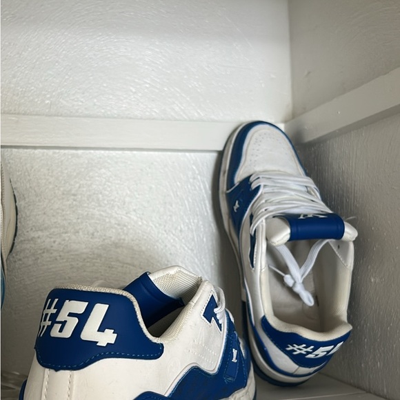 Louis Vuitton Blue and White Luxury Sneakers